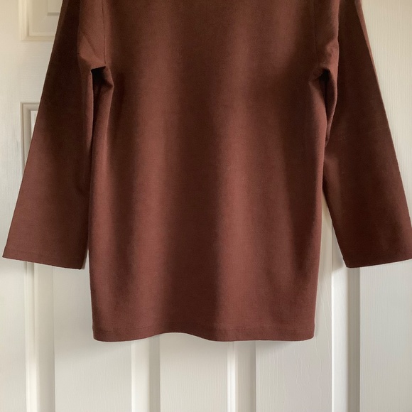 Vince 100% Wool Crew Neck Sweater Brown SZ L - Picture 8 of 15